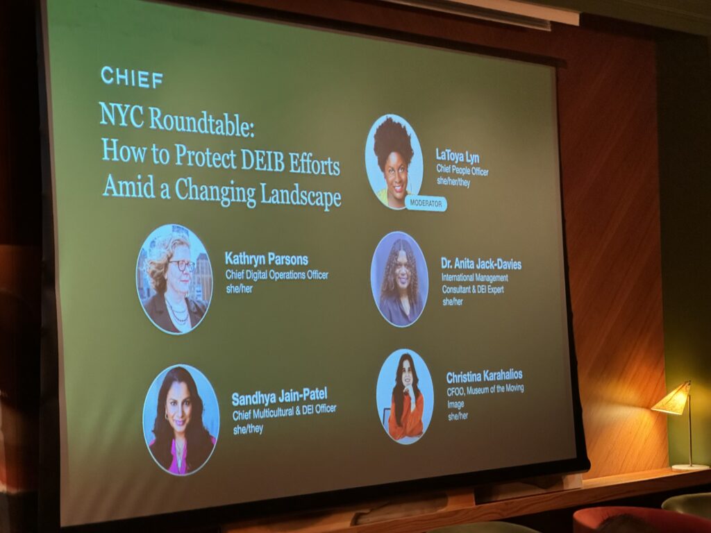 Chief NY Panel Discussion -  August 28, 2025 (New York City)